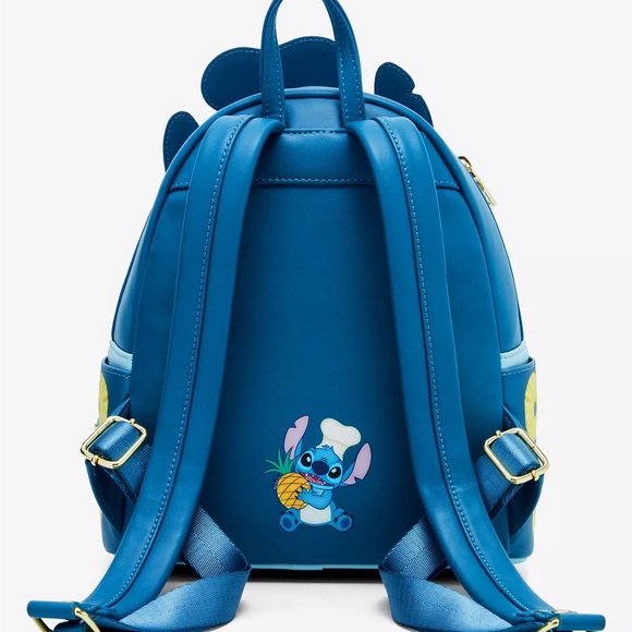 Loungefly Disney Lilo & Stitch Pineapple Pizza‎ Mini Backpack BoxLunch - Picture 3 of 5